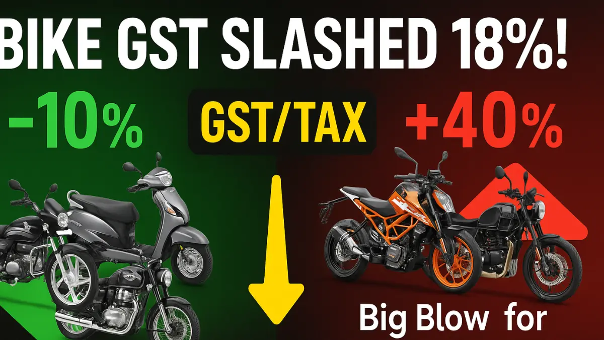 GST Rate Impact on Bikes
